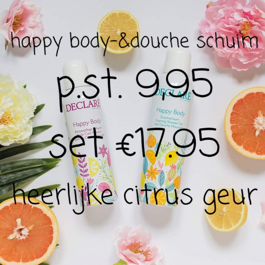 Een frisse geursensatie. De huid wordt op een milde manier gevoed.